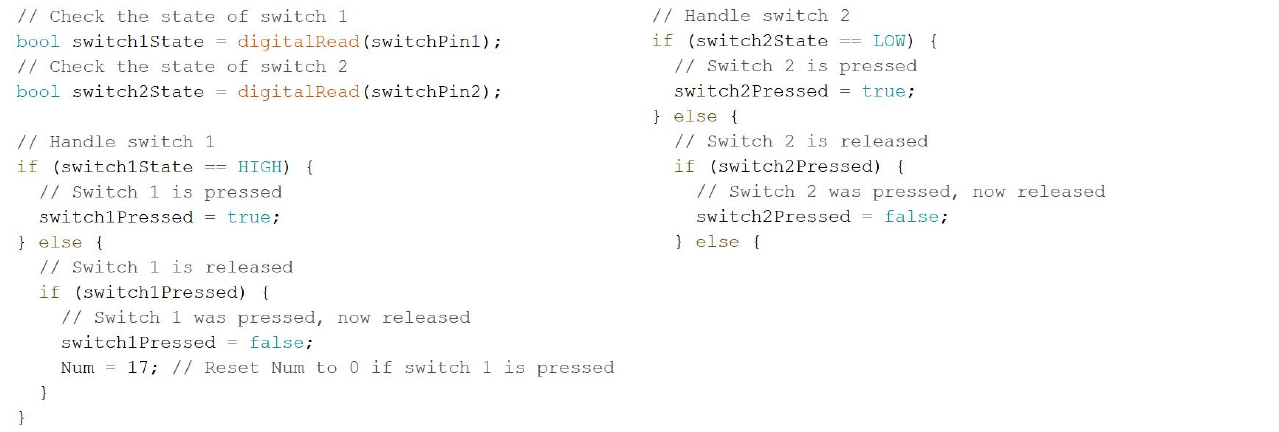 Switch logic from the homework report