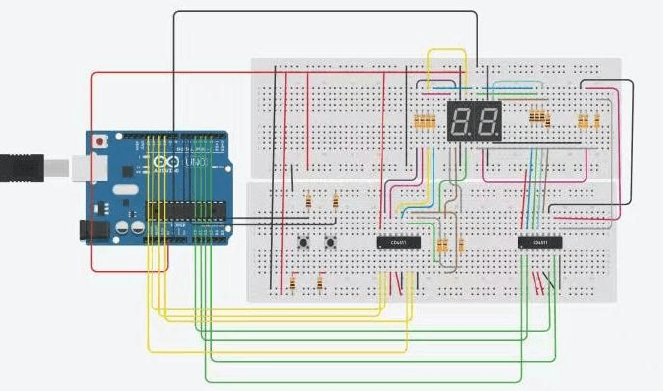 Two-digit wiring from the homework report