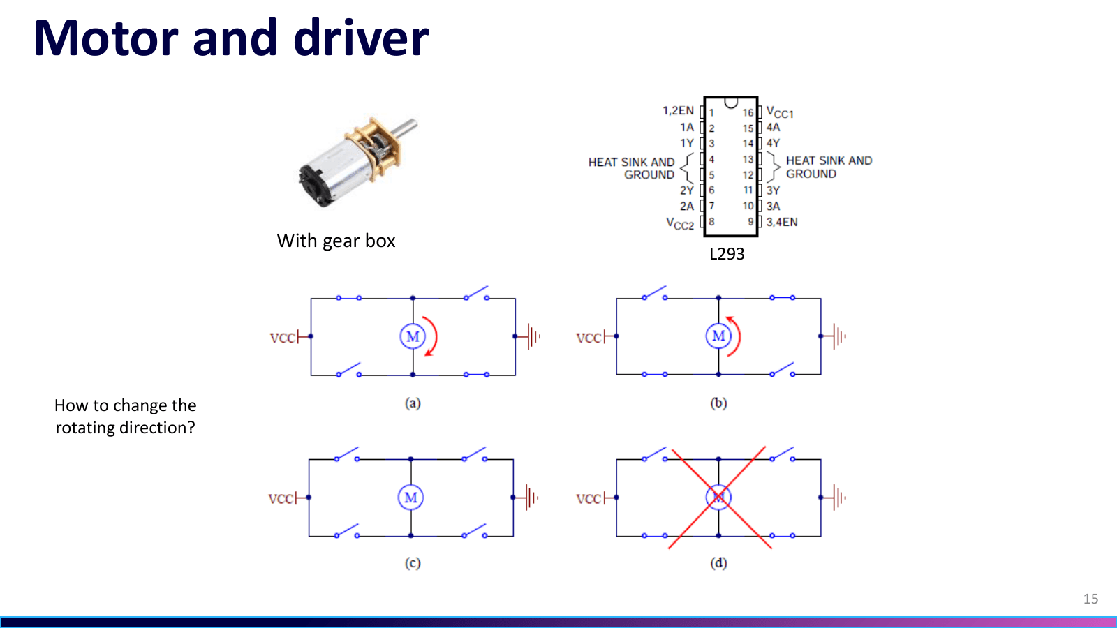 Smart car motor driver