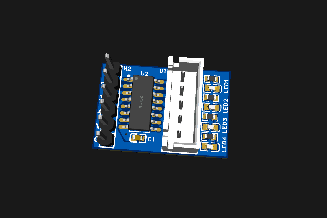 EEV driver board render